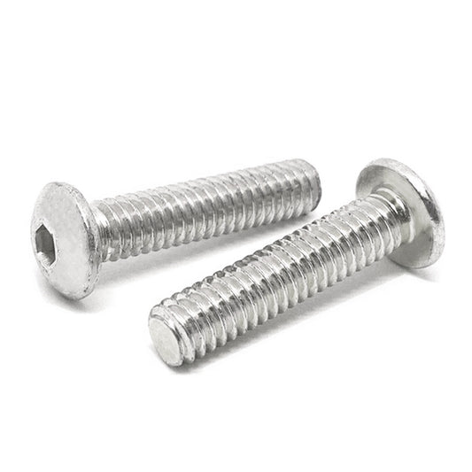 1/4"-20x3/4" 316 Stainless Steel Button Head Socket Cap Screws