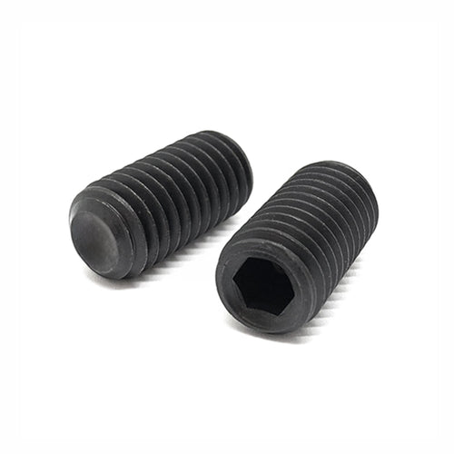 1/4"-28x3/4" Alloy Flat Point Allen Socket Set Screw Black Oxide