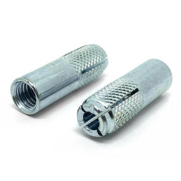 3/8-16" Drop-In Anchor Zinc Clear Steel