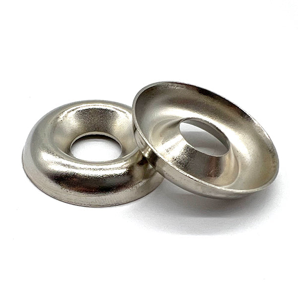 3/8" Nickel Plated Countersunk Finishing Washers