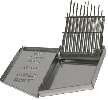 20 Piece Cobalt Jobber Length Drill Bit Set, #61 - #80, D/ACO Series