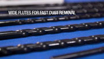 3/8" x 6" 1/4" Shank Carbide Tipped Masonry Drill Bit