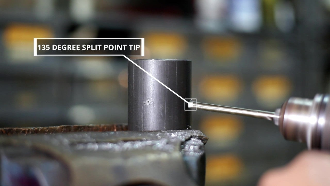 Y Cobalt Split Point Stub Drill Bit