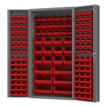 Cabinet, 132 Red Bins