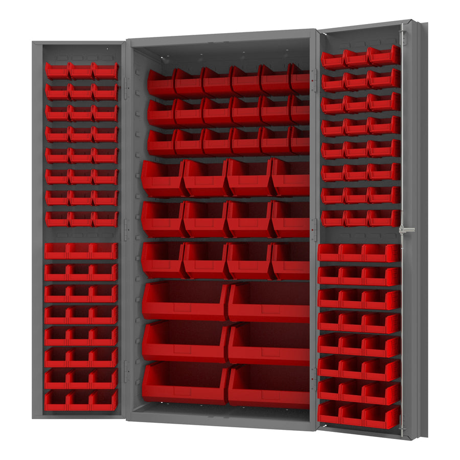 Cabinet, 132 Red Bins