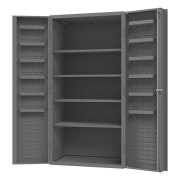 Cabinet, 4 Shelves, 12 Door Shelves