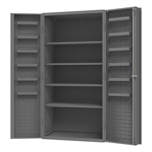 Cabinet, 4 Shelves, 12 Door Shelves