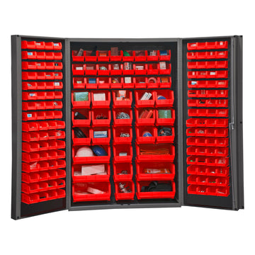 Cabinet, 176 Red Bins