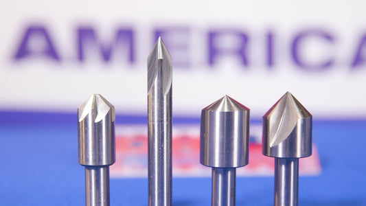 1/4"-60 HSS Single Flute Countersink