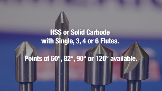 1/4"-120 HSS Single Flute Countersink