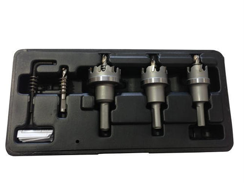 3 Piece Carbide Tipped Hole Cutter Set with 3/16" Depth of Cut
