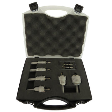 6 Piece Carbide Tipped Hole Cutter Set with 3/16" Depth of Cut