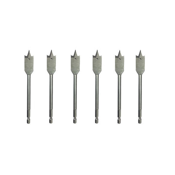 6 Piece 6" Spade Bit Set
