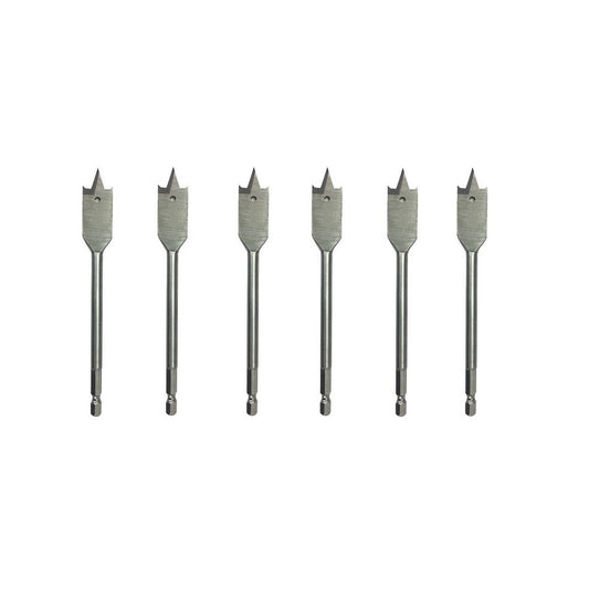 6 Piece 6" Spade Bit Set