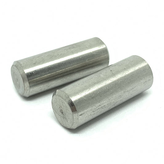 M6x12mm Metric Dowel Pins A2-70 Stainless Steel DIN 7