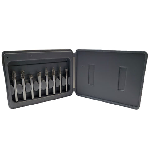 8 Piece Set Carbide Bur Set (SA1, SC1, SD1, SE1, SF1, SG1, SM2 and SN1)