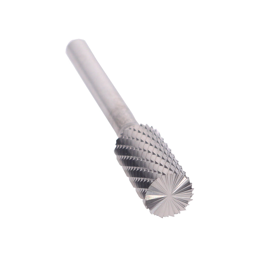 SB-1 1/4" X 5/8" Cylindrical End Cut Carbide Bur 1/4" Shank