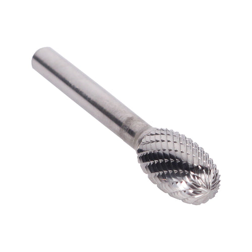 SE-11 3/16" X 5/16" Oval Carbide Bur 1/4" Shank
