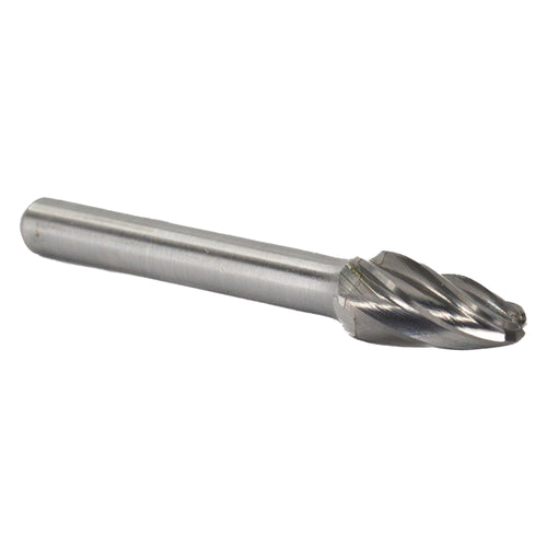 SF-3NF 3/8" X 3/4" Tree Carbide Bur 1/4" Shank for Aluminum