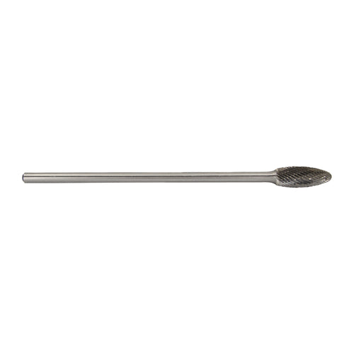 SH-5 1/2" X 1-1/4" 6" Long Shank Flame Carbide Bur 1/4" Shank