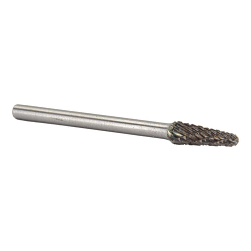 SL-81 3/16" X 7/16" Cone 14 Taper Carbide Bur 3/16" Shank