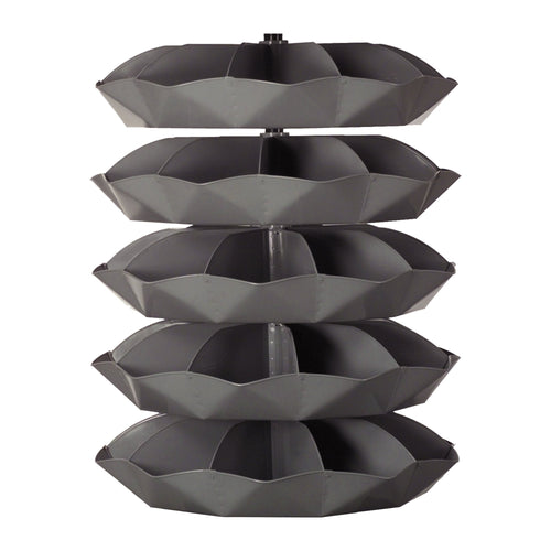 44" Metal Revolving Rotabin with 50 Compartments