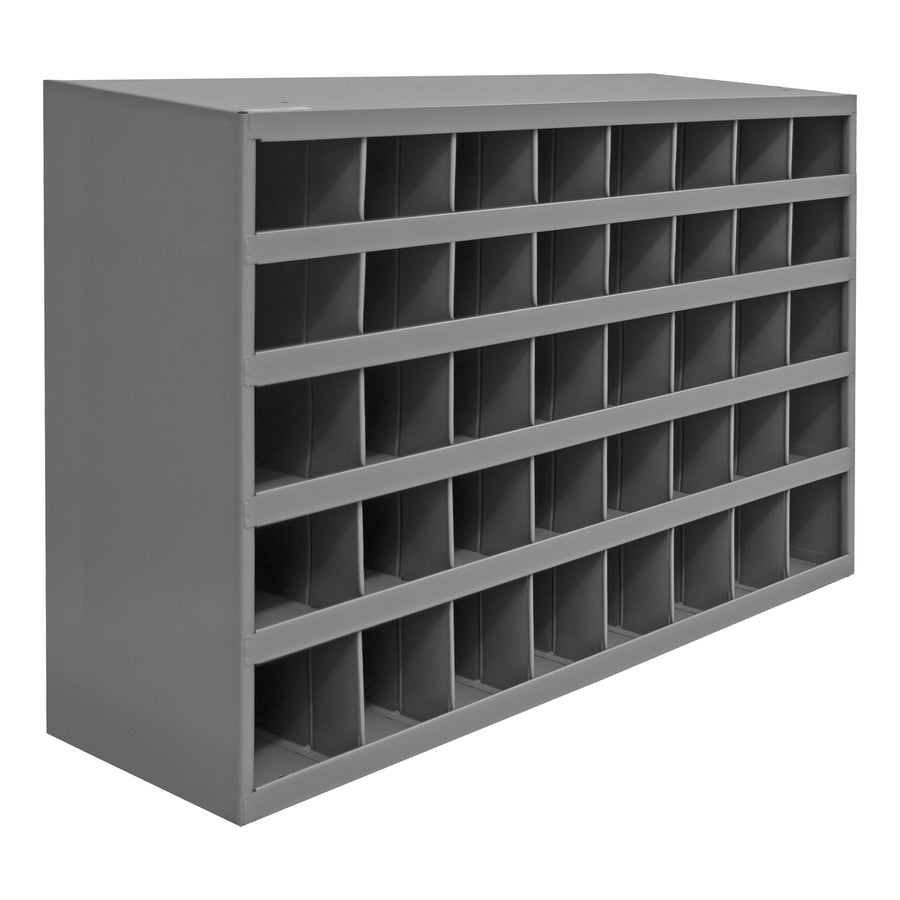 40 Hole Metal Divider Bin 12" Deep
