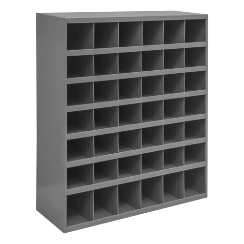 42 Hole Metal Divider Bin 12" Deep