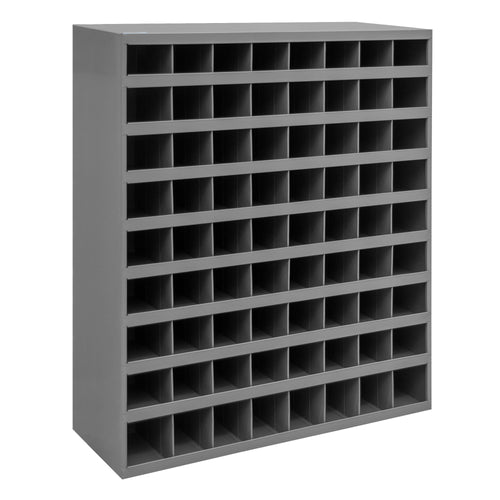 72 Hole Metal Divider Bin 12" Deep