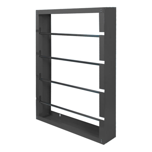 Mountable Metal Wire Spool Rack with 4 Rods