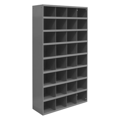 32 Hole Metal Divider Tall Bin 12" Deep