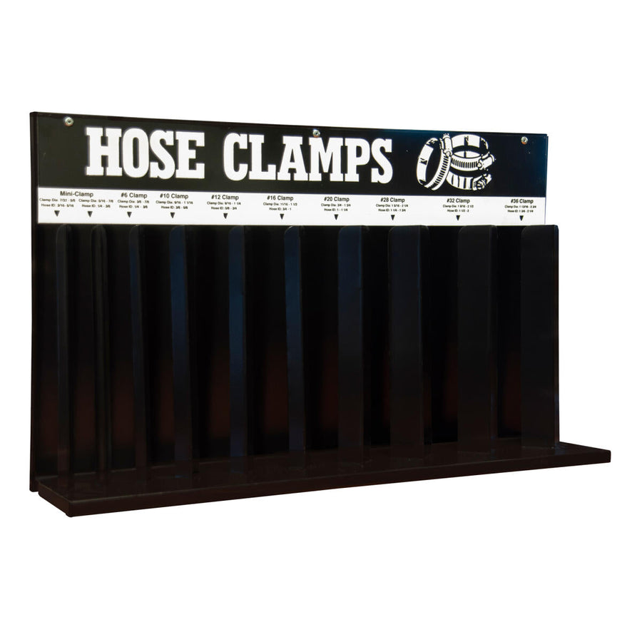 10 Loop Metal Hose Clamp Rack