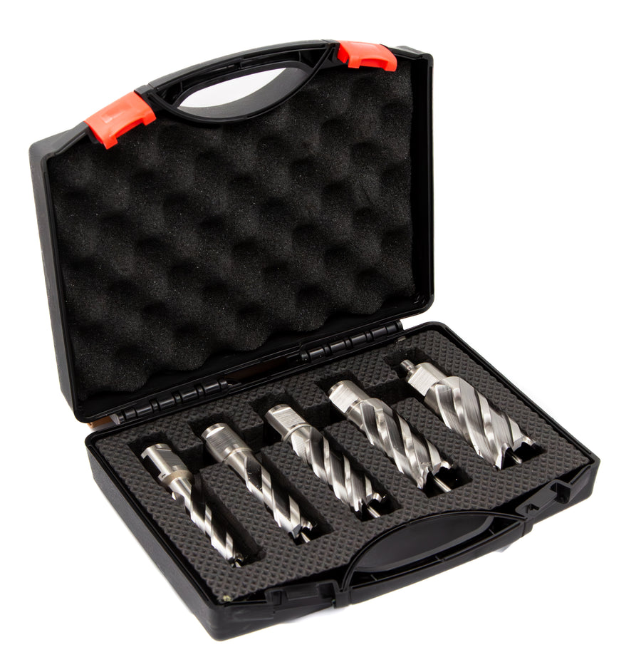 Annular Cutter Set 5 Pieces 2 Inch Depth of Cut