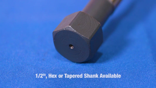 1-1/8" HSS Hex Shank Bridge Reamer