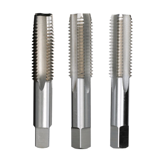 1/4"-28 UNF HSS Left 4 Flute Tap Set