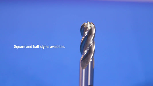 1" Carbide 4 Flute Single End X Long End Mill