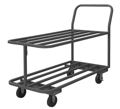 Platform Truck, 2 Shelves, 18 x 48