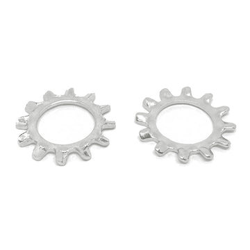 #10 410 Stainless Steel External Tooth Lock Washers