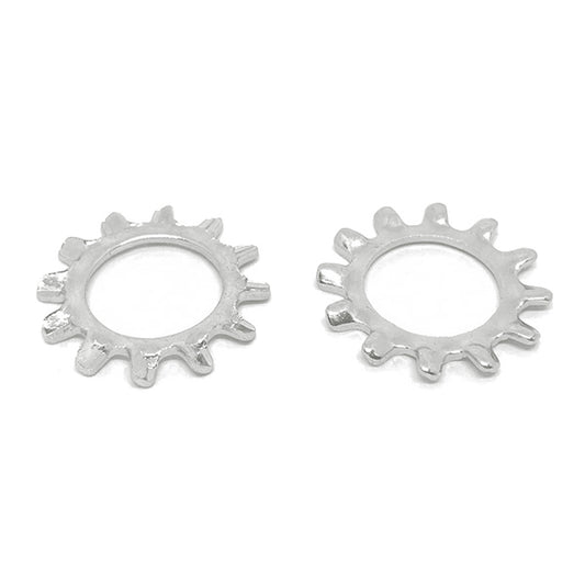 #10 410 Stainless Steel External Tooth Lock Washers