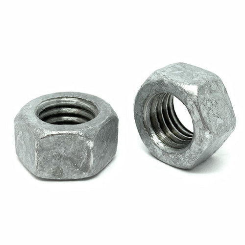 7/8"-9 Grade 2 Finished Hex Nuts Galvanized
