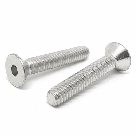 1/4-28x1" 18-8 Stainless Steel Flat Head Socket Cap Screws