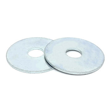 1/4"x1-1/4 Steel 1/16" Thick Fender Washers Zinc