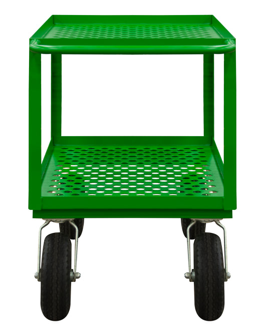 Garden Cart, 2 Perforated Shelves