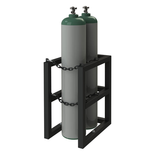 Gas Cylinder Rack for 2 Vert. Cylinders