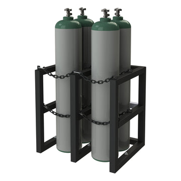Gas Cylinder Rack for 4 Vert. Cylinders