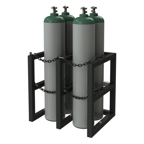 Gas Cylinder Rack for 4 Vert. Cylinders
