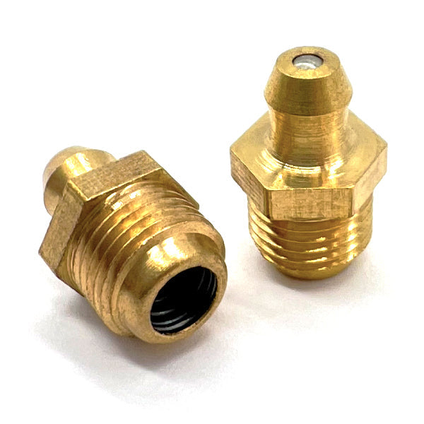 M10-1.0 Zerks Grease Fitting Straight Hydraulic Brass