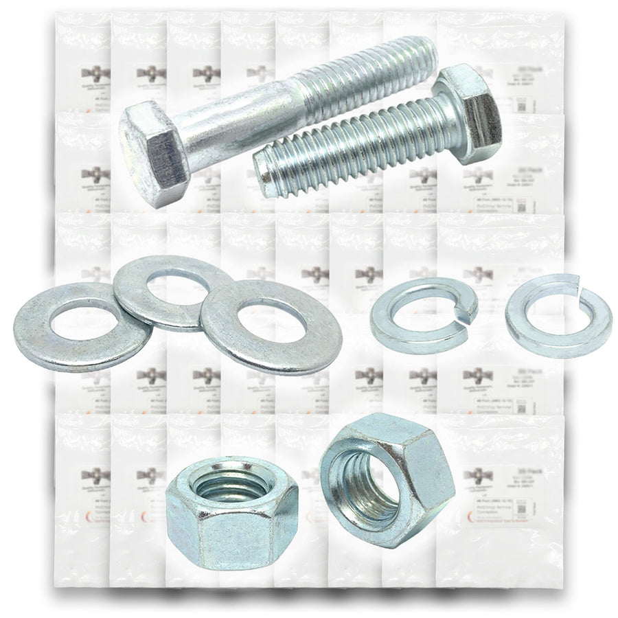 1/2"-20 Fine Grade 5 Hex Cap Screws, Nuts, & Washers - 496 PCS