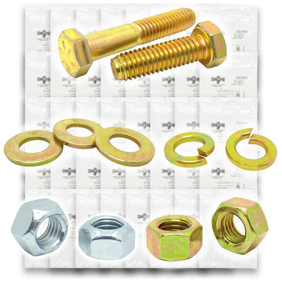 1/2"-20 Fine Grade 8 Hex Cap Screws, Nuts, & Washers - 496 PCS