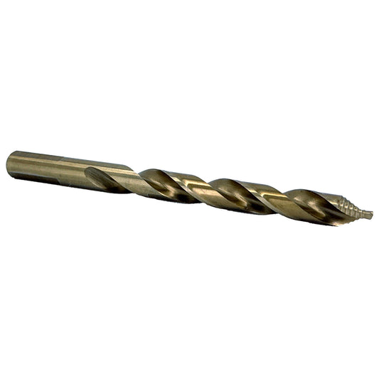 29 Piece Stepped Point Cobalt Drill Bit Set in Plastic Case (1/16" - 1/2" x 1/64")